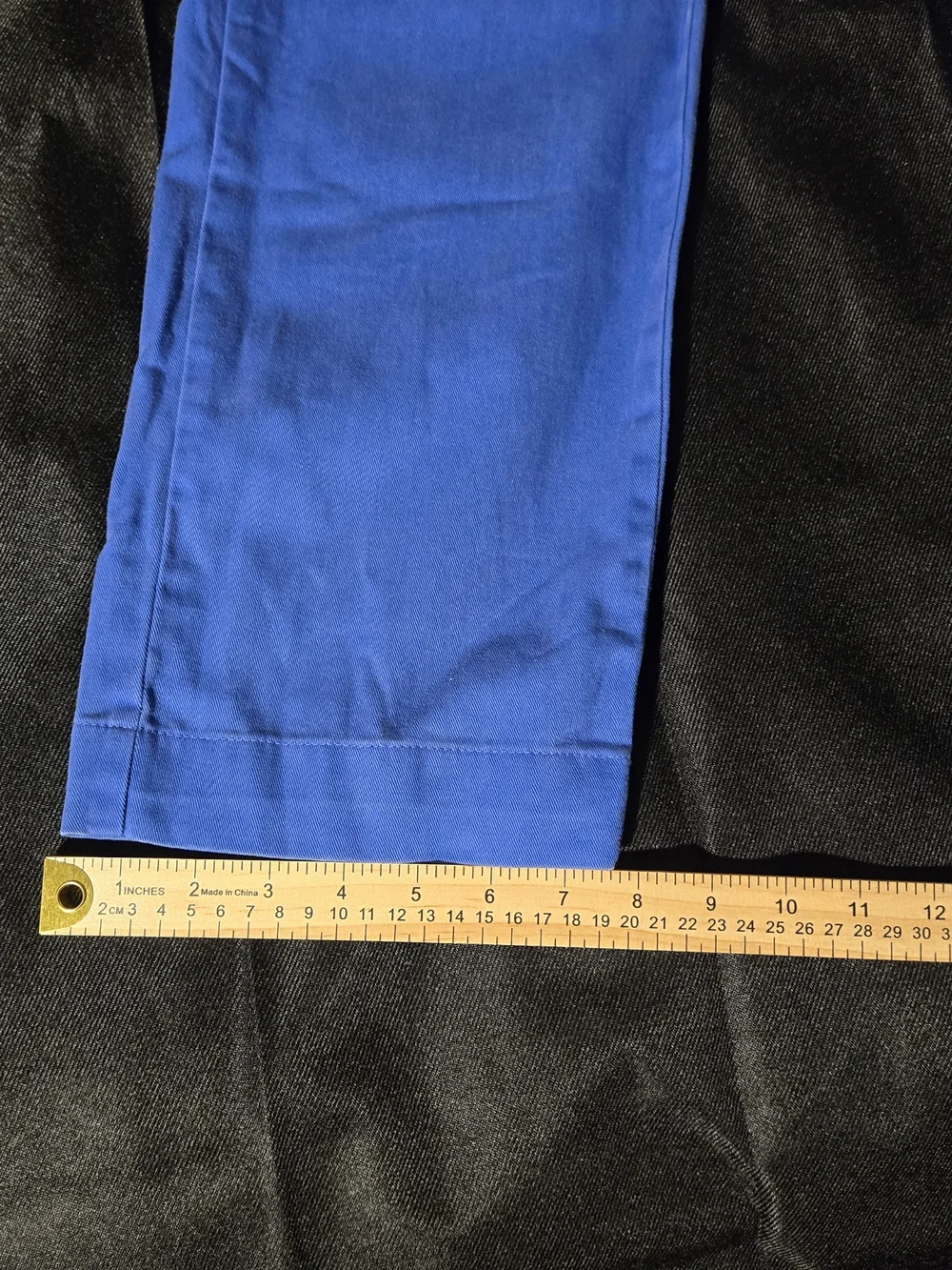 Ralph Lauren Men's Slim Straight Royal Blue Chinos Size 34/32